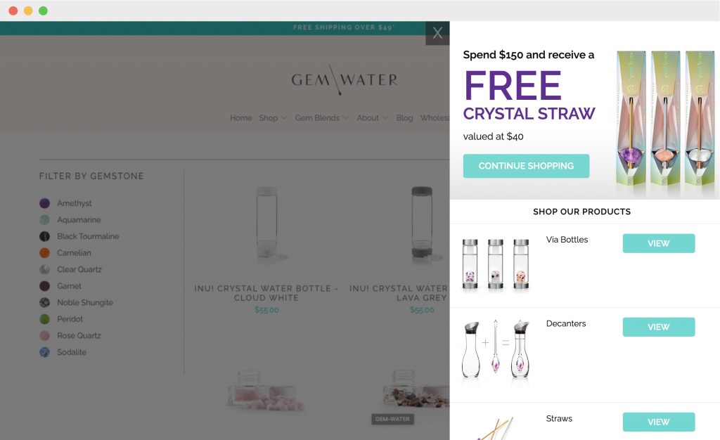 Gem Water Product Recommendation